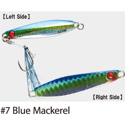 Пилькер Hayabusa EX976 "Jack Eye Shot Slow Slim" 10гр -7 Blue Mackerel